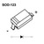 SMD DI B5819W SCHOTTKY BARRIER DIODES SMT 